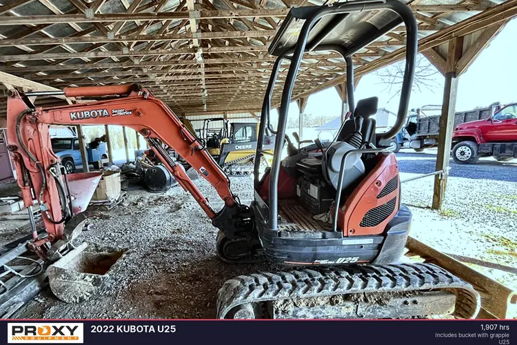 Used 2022 KUBOTA U25 Crawler Excavators - Mini North Carolina US | Proxy Equipment #1382968