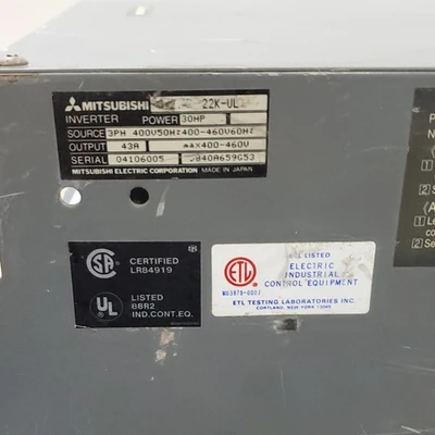 USED Mitsubishi Electric Freqrol-Z200