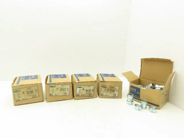 EGS Electrical Steel City 6075S EMT Compression Conduit Fitting 3/4" Lot of 100
