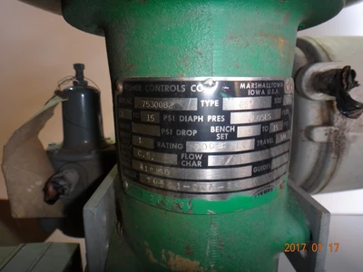 Fisher 1", Class 300, Cast Steel, Control Valve