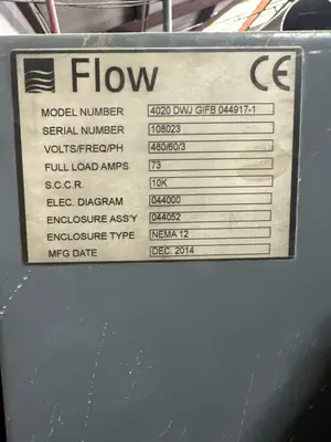2014 FLOW MACH 3 4020B Waterjet Cutters | Machnet (6)
