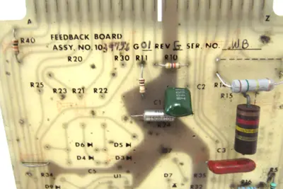USED FINCOR 1039756-G01 FEEDBACK BOARD 1039756G01