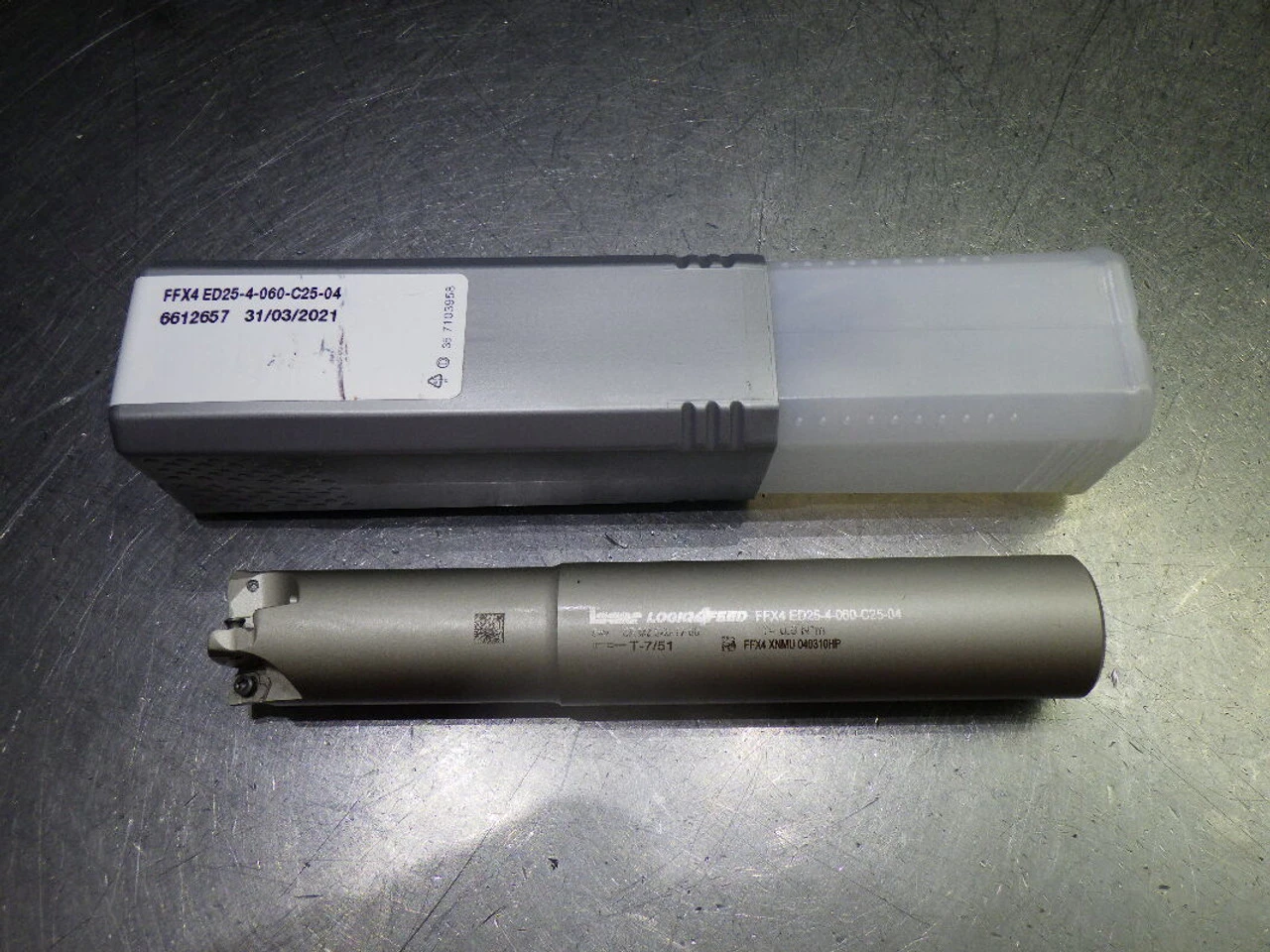 Iscar 25mm 4 Flute Coolant Thru Endmill FFX4 ED25-4-060-C25-04 (LOC3364)