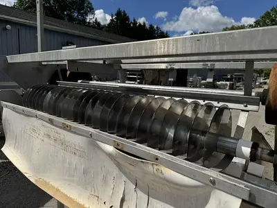 USED MAGNUSON ENGINEERING SHUFFLO FEEDER AND SLICER 54" WIDE