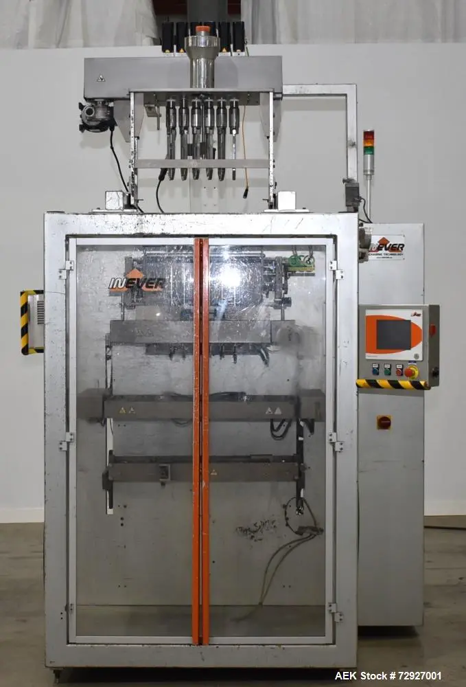 Used - INVpack SP6 Vertical 6-Lane Form Fill Seal (FFS) for Stick Packs
