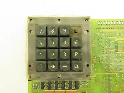 Max Datwyler EM 601 Print Display Operator Panel Board Keypad -Missing 1 key-