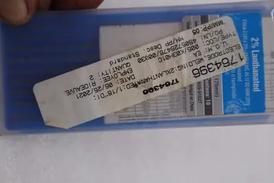NEW Miller Weldcraft Tungsten Electrodes STOCK H1232A