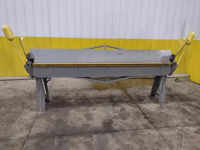 8' X 18 GAUGE CHICAGO MODEL #818 MANUAL APRON BENDING BRAKE: YOBRO #24387