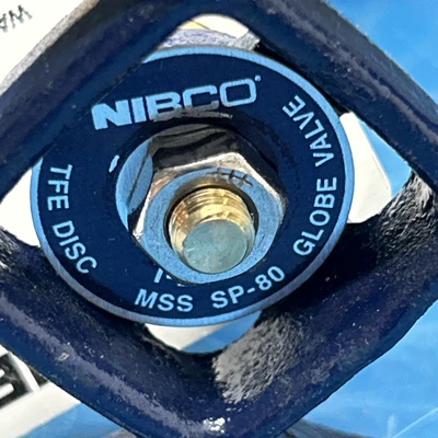 Nibco 1" Brass Globe Valve T-211-Y 125 SWP 200 WOG Threaded USA made Fast Ship