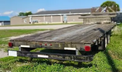 Used 2004 CUSTOM BUILT 33 FOOT X 102" Flatbed Trailers Michigan US | Proxy Equipment #1378404