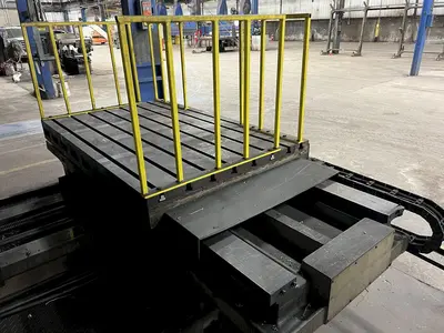 4" SHIBAURA MODEL BT-10B TABLE TYPE HORIZONTAL BORING MILL: STOCK #18188