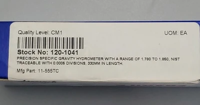 NEW FISHER SCIENTIFIC 11-555TC