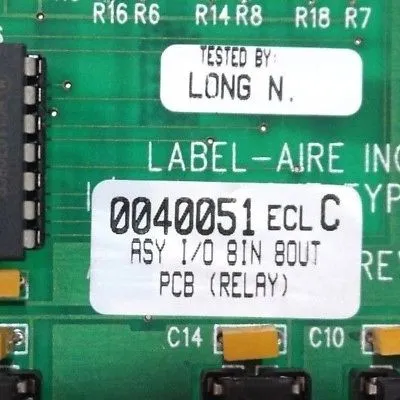 NEW LABEL-AIRE 0040051 PC BOARD
