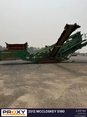 Used 2012 MCCLOSKEY S190 Vibratory Screens Pennsylvania US | Proxy Equipment #1426134