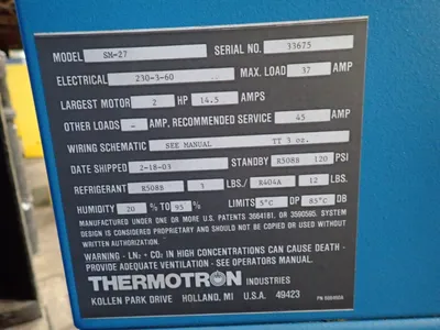 USED THERMOTRON SM27