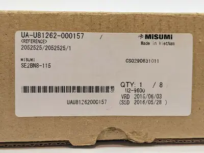 SSE2BN8-115 | Misumi  Standard Block Miniature Linear Guide w/ Dowel Holes - New