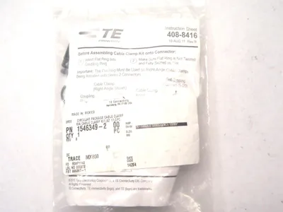 TE Connectivity 1546349-2 Right Angle Cable Clamp Size 17 - New