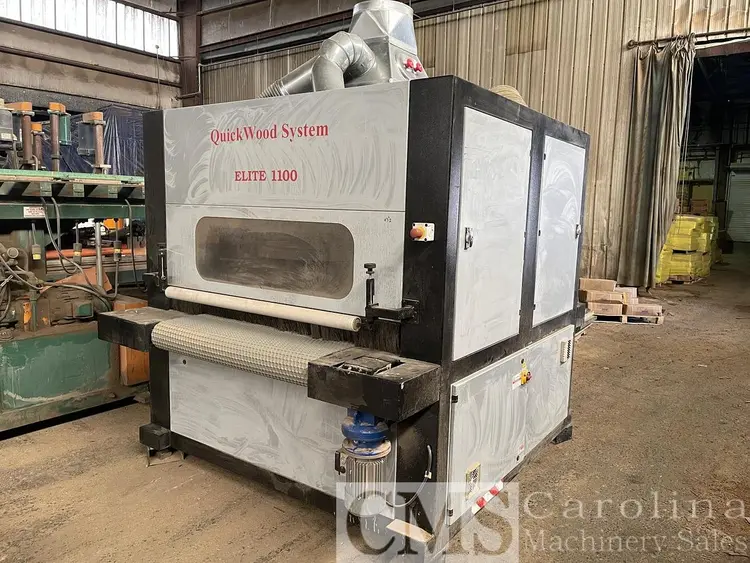 Used 2006 QUICKWOOD ELITE 1100 DENIBBING BRUSH SANDER Denibbing Sanders North Carolina US | CAROLINA MACHINERY SALES #422067