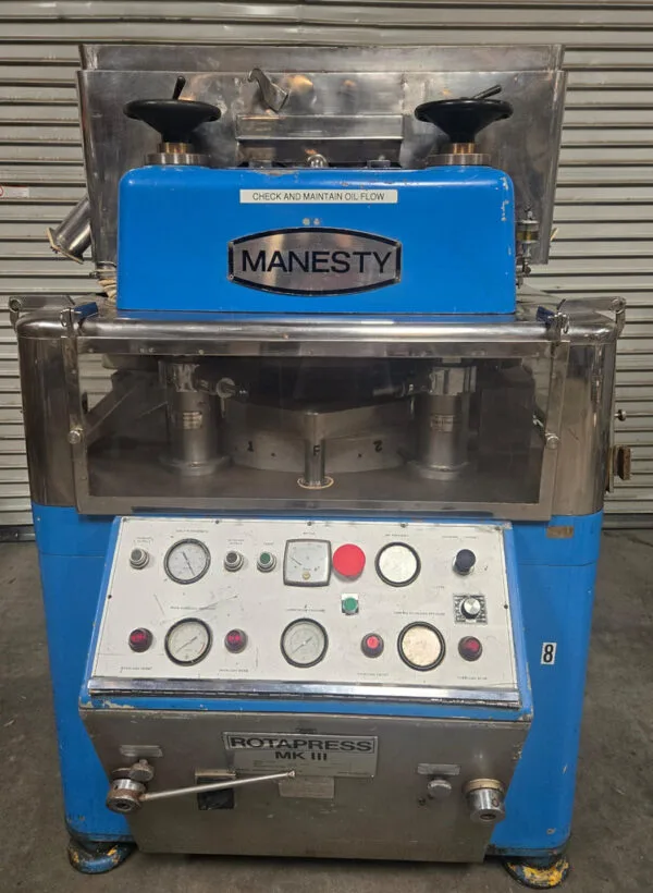Manesty Rotapress Mark III High Speed Rotary Multi Station Tablet Press