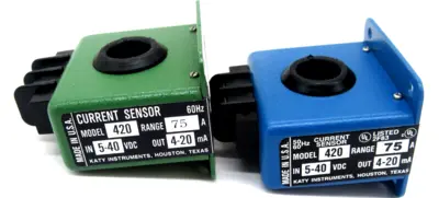 NEW LOT OF 2 KATY INSTRUMENTS 420 A.C. CURRENT SENSOR RANGE 0-75