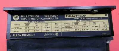 Allen Bradley 150-A24NBD / B Smart Motor Controller w/ smart motor brake 3P 1D