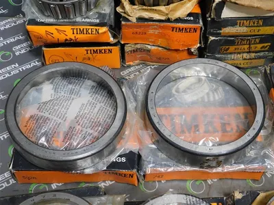 Lot of 23 Timken Bearing(11) Cups, (11) Cones and (1) Pillow Block Bearings Surplus