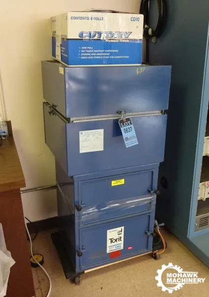 1/2 HP DONALDSON/TORIT “54” CABINET TYPE DUST COLLLECTOR w/QUICK ACCESS DUST DRAWERS