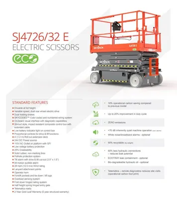NEW 2026 SKYJACK SJ4726 E