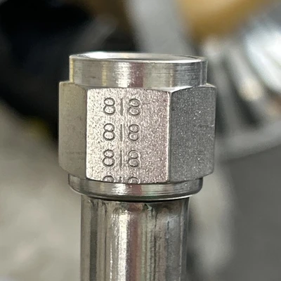 INTEGRA COMPANIES HIGH PRESSURE 48” SS316L HOSE (P/N??) NNB Fast Shipping!