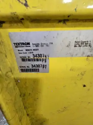 2011 Cushman Minute Miser Electric Warehouse Cart