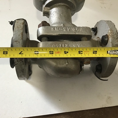 K&M Globe Style Control Valve Stainless Steel 1″ Valve Body