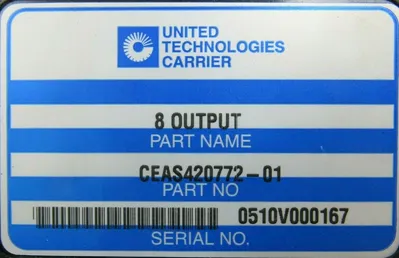 NEW UNITED TECHNOLOGIES CEAS420772-01 OUTPUT MODULE CEAS42077201