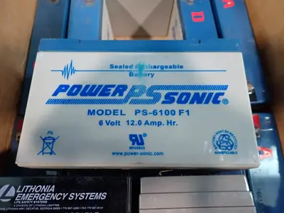 Powersonic, Lithonia Emergency Systems, Union Misc. Rechargeable Batteries
