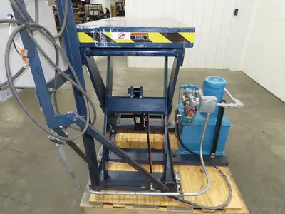 Explosion Proof Hydraulic Scissor Lift Table 2000lb 36" Travel 24x48" Top 1Ph