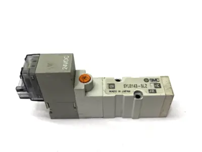USED SMC PNEUMATIC SOLENOID VALVE 5-PORT 24VDC