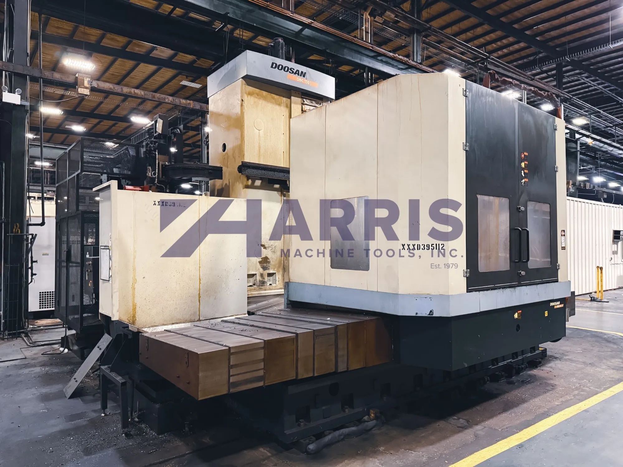 Used 2011 DOOSAN DBC110 II Horizontal Table Type Boring Mills Texas US | Harris Machine Tools, Inc. #1301934