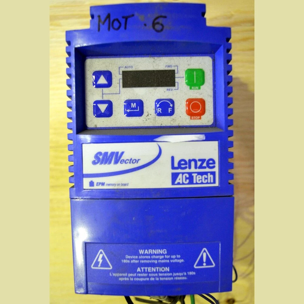 USED Lenze ESV402N04TXB.

INPUT: 400/480V - 50/60 HZ.
OUTPUT: 0-460V - 0-500 HZ.

3 PHASE.
9.4A.