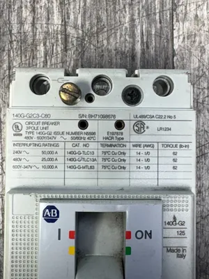 Allen-Bradley 140G-G2C3-C60 Circuit Breakers | ESS Industrial Equipment Sales (4)
