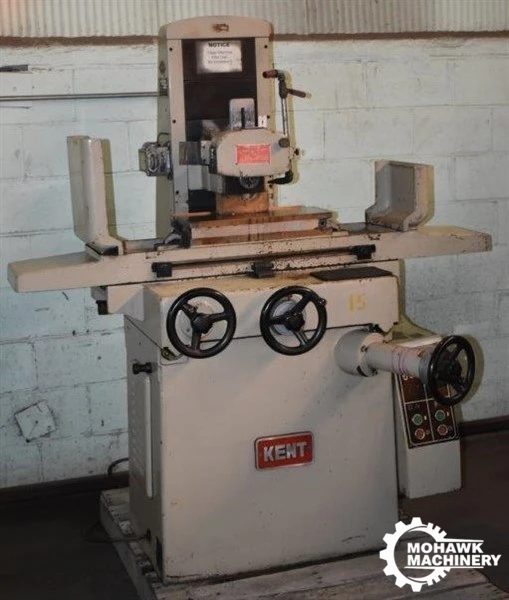 8" X 18" KENT “KGS250” HAND-FEED HORIZONTAL-SPINDLE SURFACE GRINDER w/MAGNETIC CHUCK