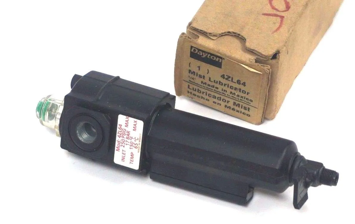 NEW DAYTON 4ZL64 MIST LUBRICATOR 1/4''