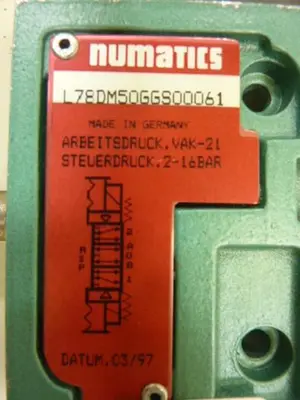 USED NUMATICS L78DM50GGS00061