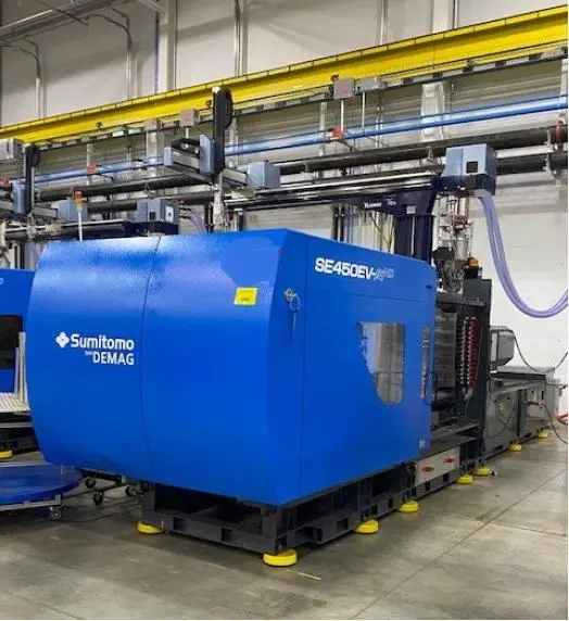 Used 2023 SUMITOMO SE450EV-A-HD-CT-6-C560M, 8.6 OZ Injection Molding Machines Florida US | ESCOBAR TRADING, INC. 7 #202782