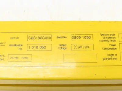 Sick C40E-1503CA010 C4000 Series Safety Light Curtain Emitter 1500mm