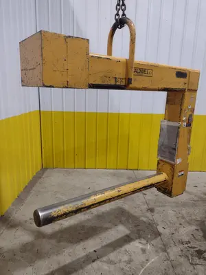 USED CALDWELL 81P-4-50 PAPER ROLL LIFTERCAPACITY 8,000 LBS