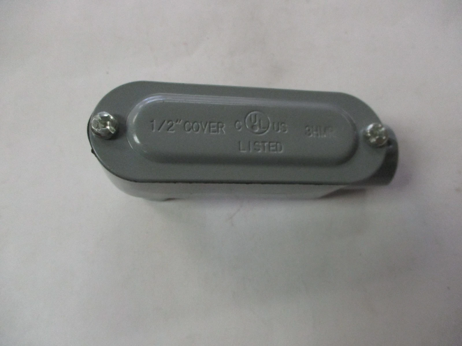 New 3HMR 1/2" Conduit Outlet Box with Cover (4.25 CU. IN. Vol.)
