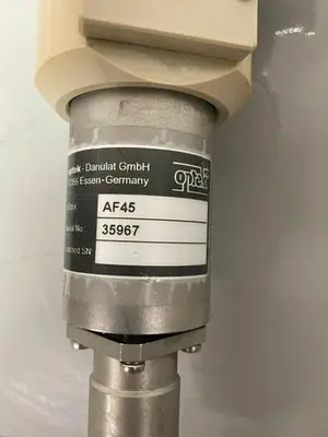 USED OPTEK AF45 & HVPS45 WAVELENGTH UV ABSORPTION SENSOR W/ 1" SANITARY FITTING