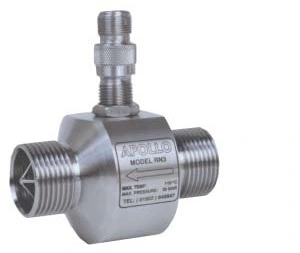 8 to 80 L/min S/S Flow meter/Batch controller and shut-off valve