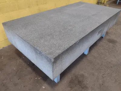 8' X 4' X 14" ROCK OF AGES PRECISION LAYOUT INSPECTION GRANITE TABLE: STOCK #23787