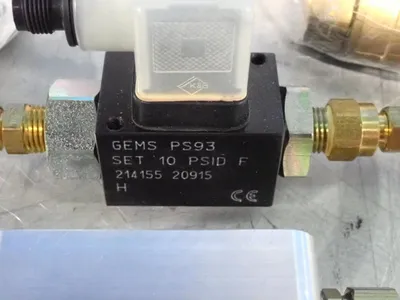 Used GEMS SENSORS PS93 Pressure Switches Ohio US | HGR 24 #1020243