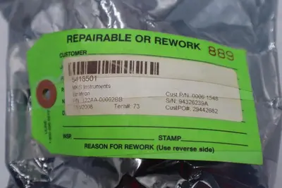 MKS INSTRUMENTS 122AA-00002BB PRESSURE TRANSDUCER TYPE 122A STOCK #K-1204A